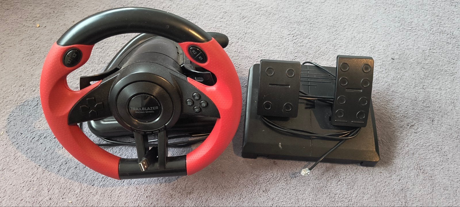 Speedlink Trailblazer Racestuur met Pedalen, Spelcomputers en Games, Spelcomputers | Overige Accessoires, Gebruikt, Racestuur