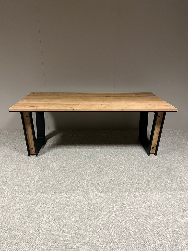 Makalu eettafel Kikar hout 200cm, Hout, 100 cm, Nieuw, Ophalen of Verzenden