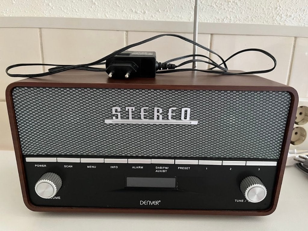 Denver DAB radio retro weinig gebruikt, Ophalen, Zo goed als nieuw, Radio