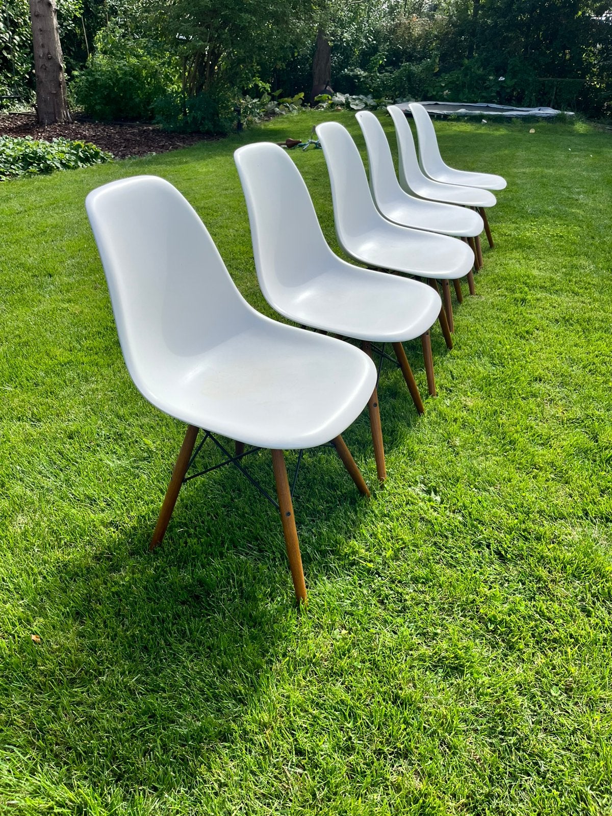 Vitra Eames DSW Charles & Ray Eames origineel, Huis en Inrichting, Stoelen, Kunststof, Gebruikt, Wit, Ophalen of Verzenden