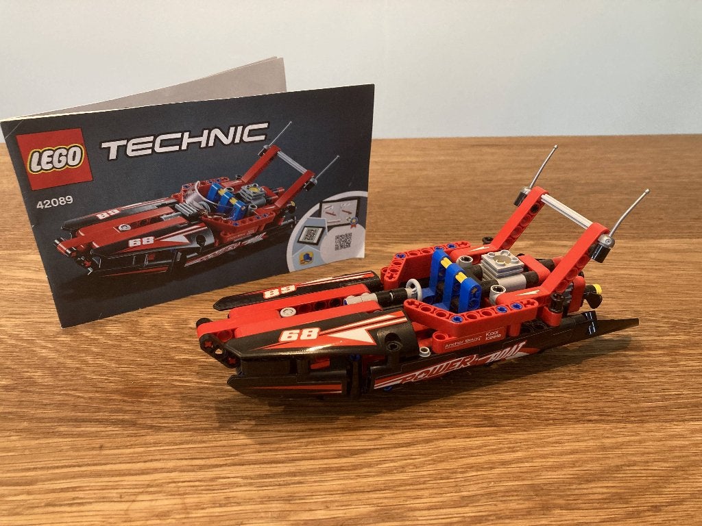Lego Technic 42089 Powerboat, Lego, Inclusief instructies, Ophalen of Verzenden, Zo goed als nieuw