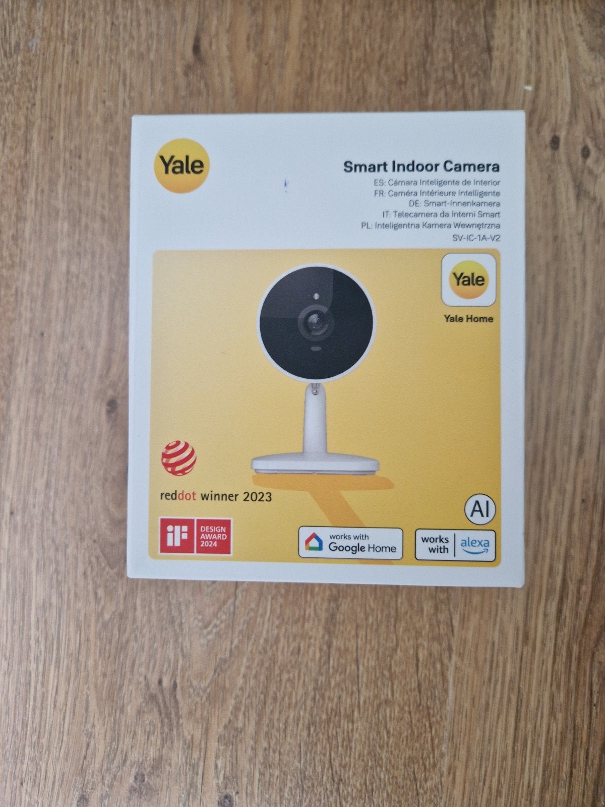 Yale Smart Indoor Camera - Reddot Winner 2023, Ophalen of Verzenden, Nieuw, Binnencamera