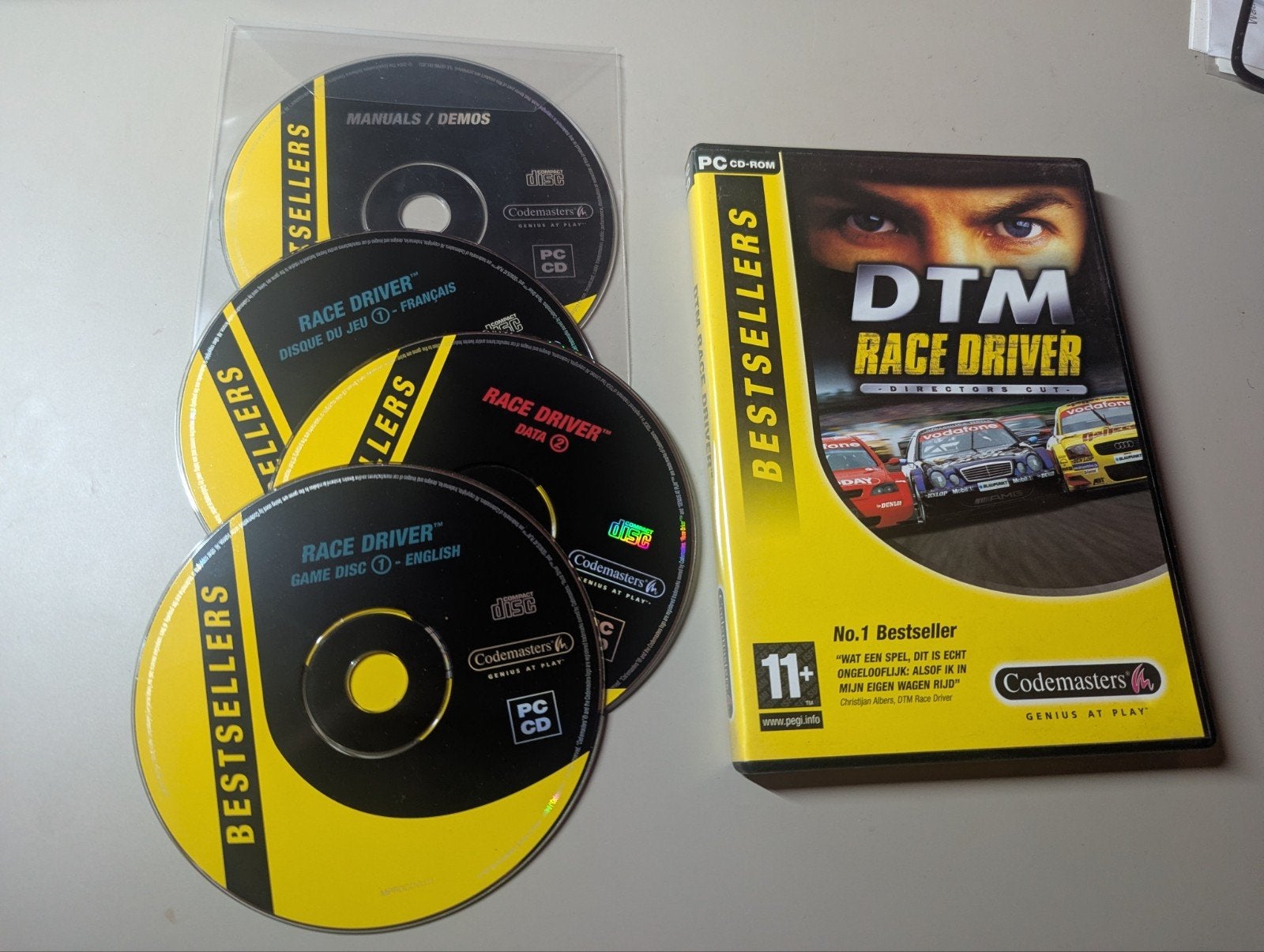 DTM Race Driver Directors Cut, Spelcomputers en Games, Games | Pc, 1 speler, Racen en Vliegen, Ophalen of Verzenden, Zo goed als nieuw