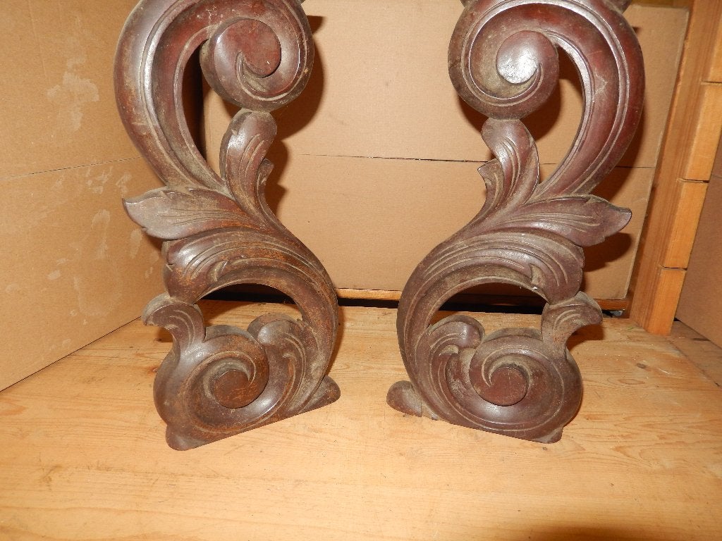 Decoratieve houten ornamenten - Barok stijl, Hout, Gebruikt, Ophalen of Verzenden, Klassiek