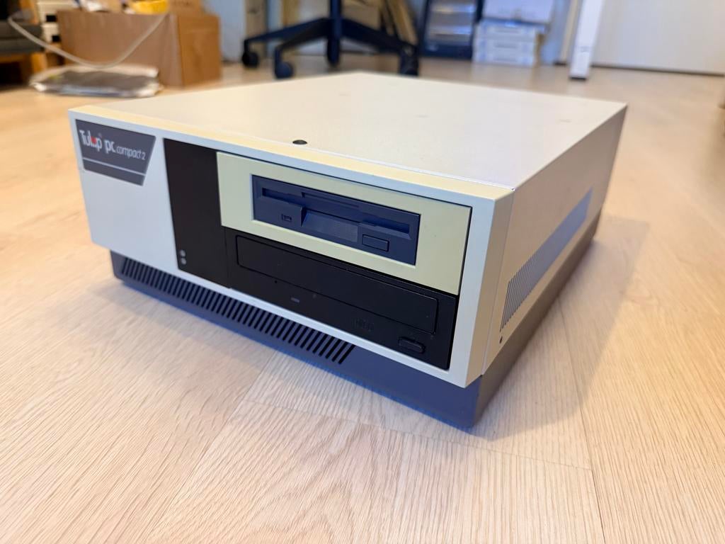 Tulip PC compact 2 met 386 moederbord, Computers en Software, Vintage Computers, Ophalen