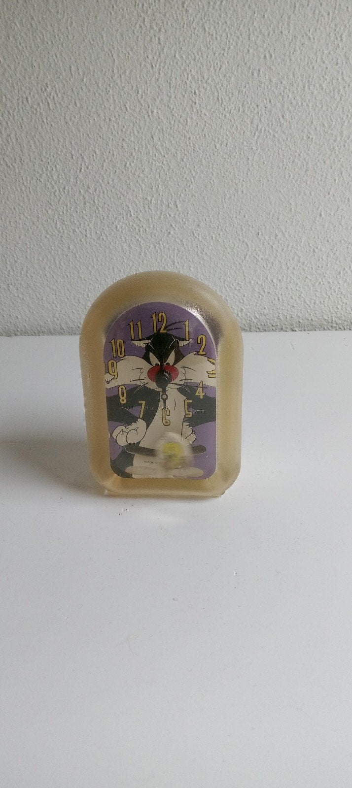 Vintage Looney Tunes Sylvester & Tweety Wekker (2000), Ophalen of Verzenden, Looney Tunes, Zo goed als nieuw, Beeldje of Figuurtje