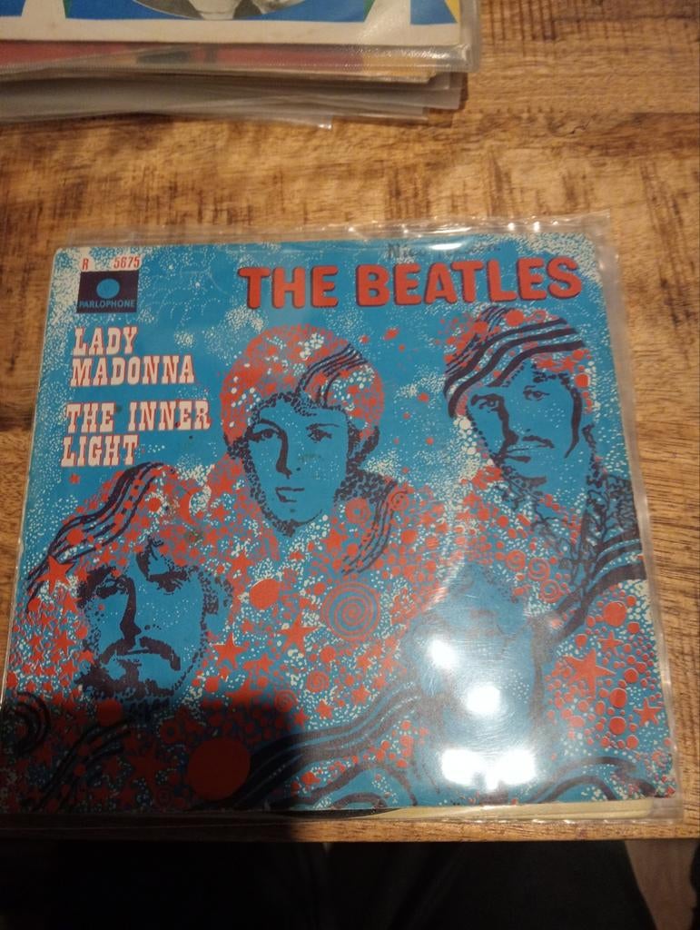 The Beatles - lady Madonna, Cd's en Dvd's, Vinyl Singles, Ophalen of Verzenden, Zo goed als nieuw, Pop
