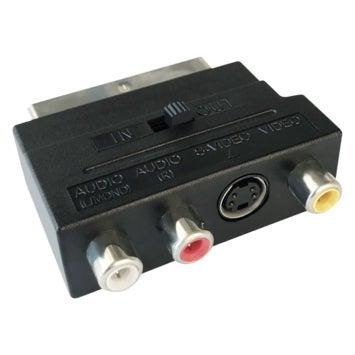 Q-Link SCART Adapter met Schakelaar, Ophalen of Verzenden, Nieuw, Dvd
