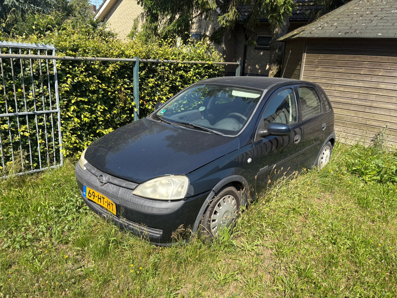 Opel Corsa 1.2 16V 5D 2001 Blauw, Ophalen, Voor, Opel, Deur