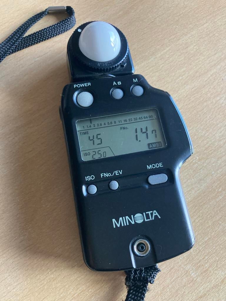 Minolta Auto Meter IV F Flitsmeter - Nauwkeurige Lichtmeting, Ophalen of Verzenden, Gebruikt, Overige merken