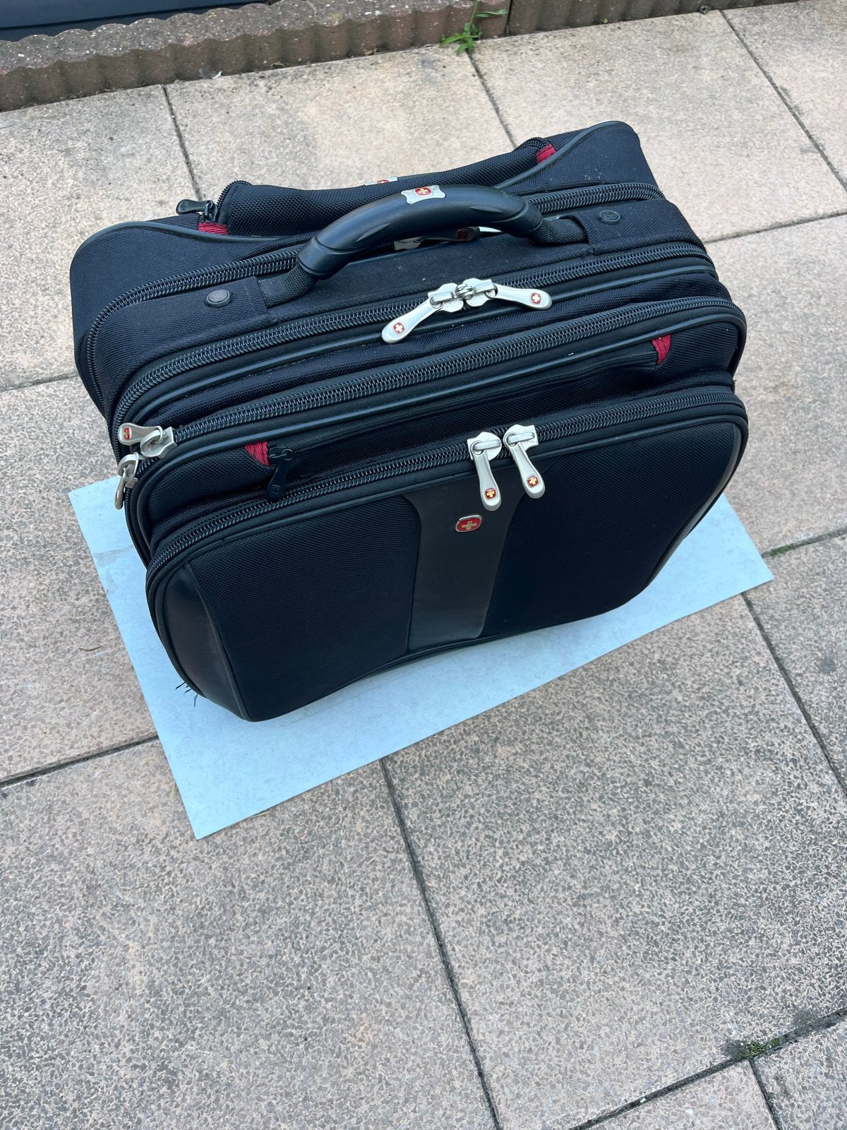 Wenger SwissGear laptoptas/trolley met wieltjes, 40 tot 60 cm, Gebruikt, 20 tot 30 cm, Zwart