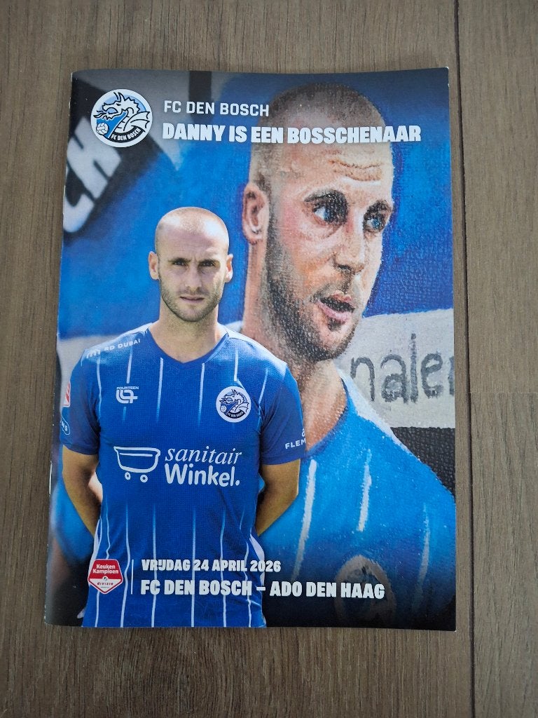 Programmaboekje FC Den Bosch-ADO 2026, Verzamelen, Ophalen of Verzenden, Zo goed als nieuw, Overige binnenlandse clubs, Overige typen