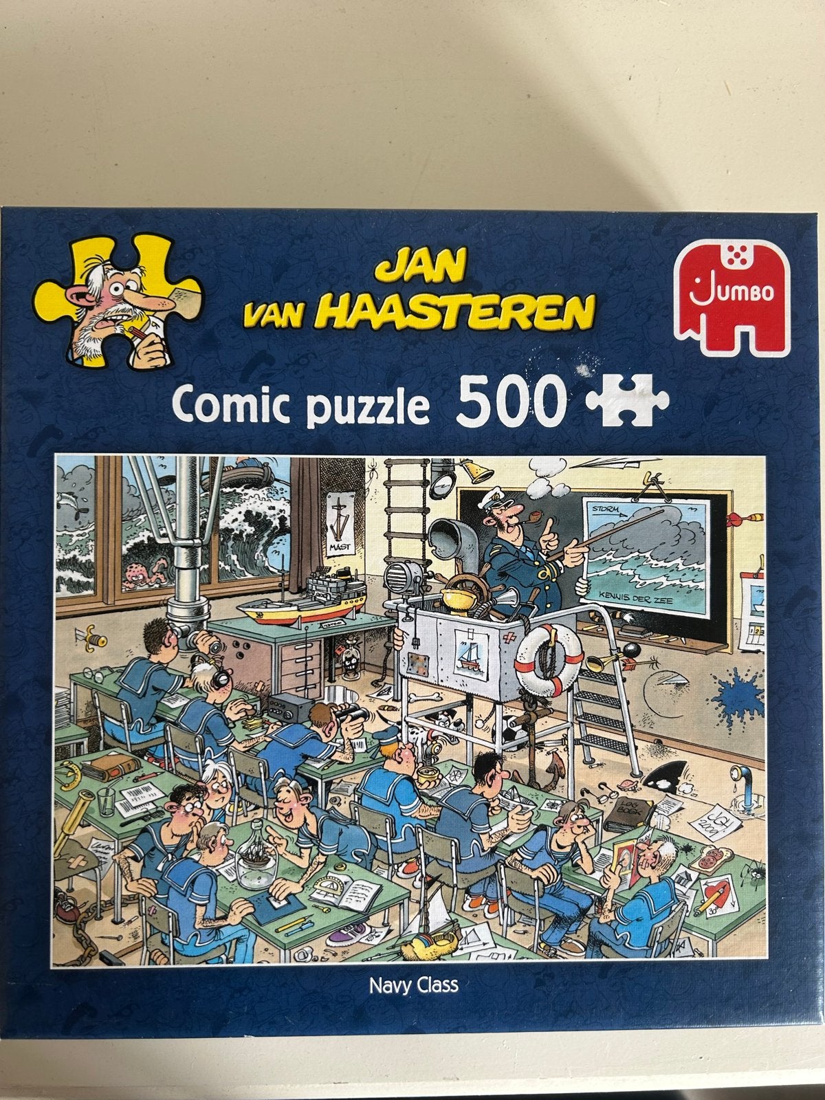 Jan van Haasteren Comic Puzzel 500 stukjes - Navy Class, Ophalen of Verzenden, Minder dan 500 stukjes, Zo goed als nieuw, Legpuzzel