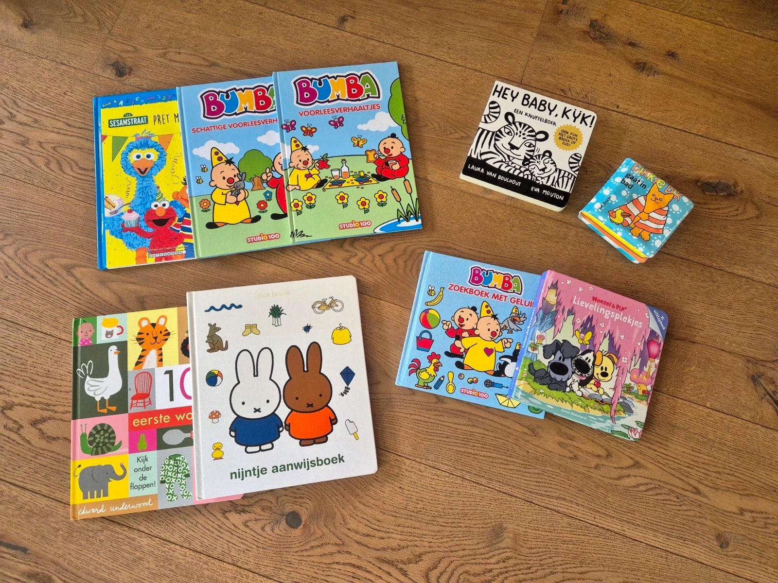 Boekenset baby, peuter en kleuter Nijntje, Bumba, Dikkie Dik, Boeken, Ophalen of Verzenden, Zo goed als nieuw