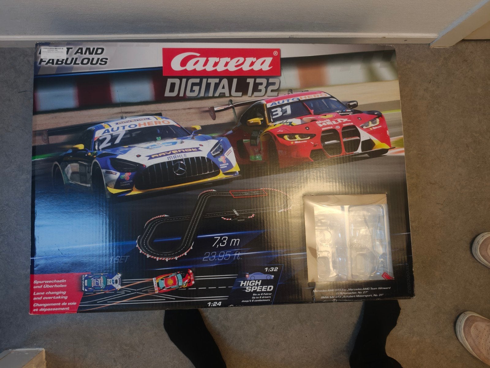 Carrera Racebaan Digital 132 - Uitgebreid met extra auto's, Racebaan, Carrera, Ophalen of Verzenden, Zo goed als nieuw