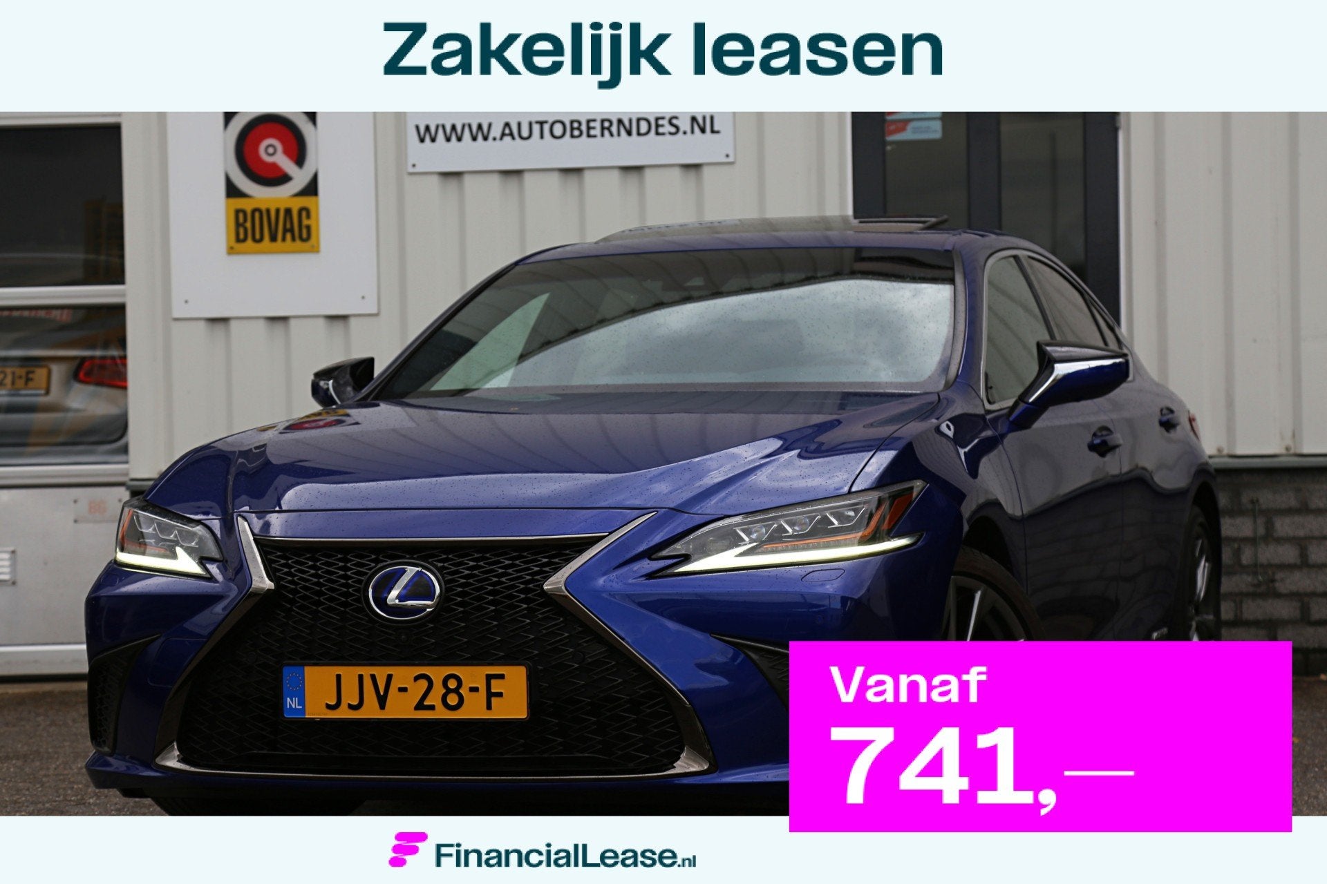 Lexus ES 300h F Sport *Lexus fabrieksg.t/m07-2031*Perfect Le, 12 maanden, Gebruikt, 4 cilinders, Leder