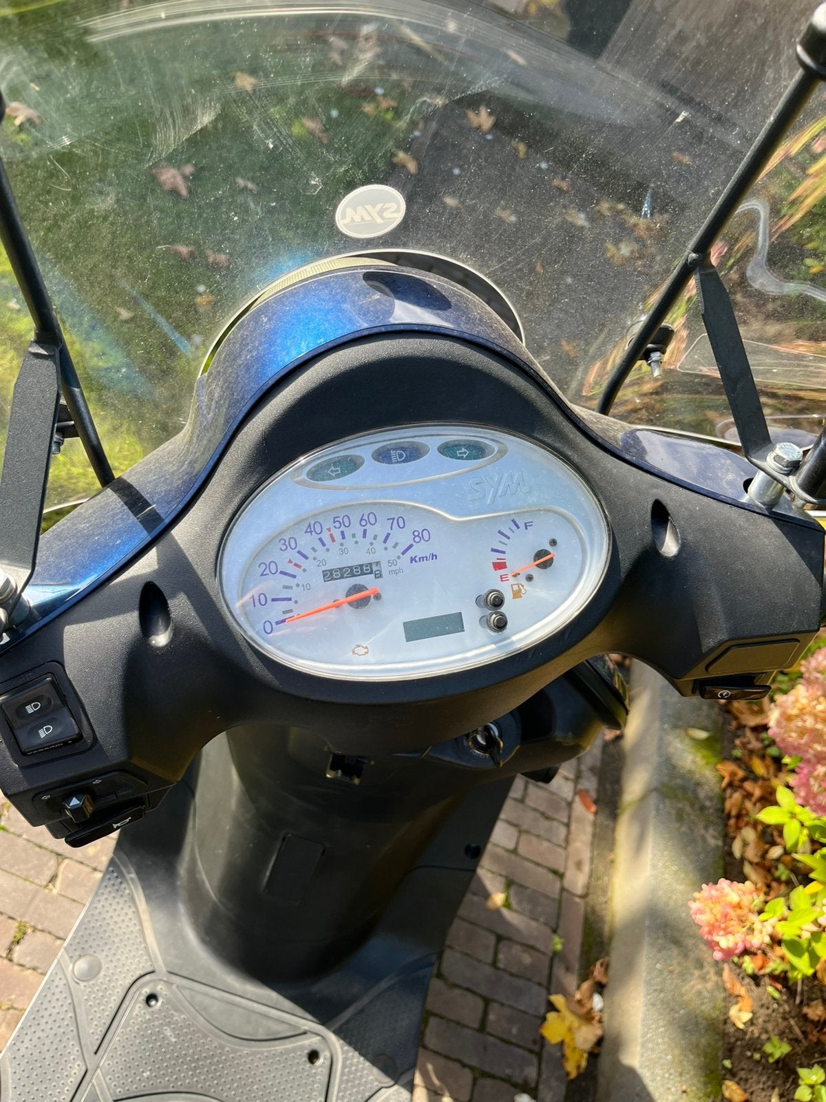 Mooie Sym Fiddle II, Ophalen, Zo goed als nieuw, Benzine, Fiddle
