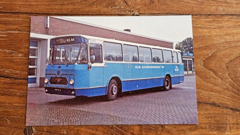Foto BUS KLM ABB Schiphol 3005, Verzamelen, Verzenden, Gebruikt, Tram, Overige typen