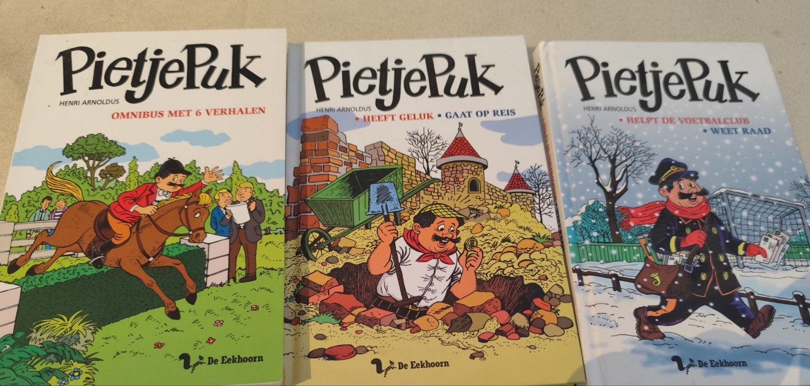 Drie leuke kinderboeken van Pietje Puk, Ophalen of Verzenden, Gelezen, Fictie algemeen