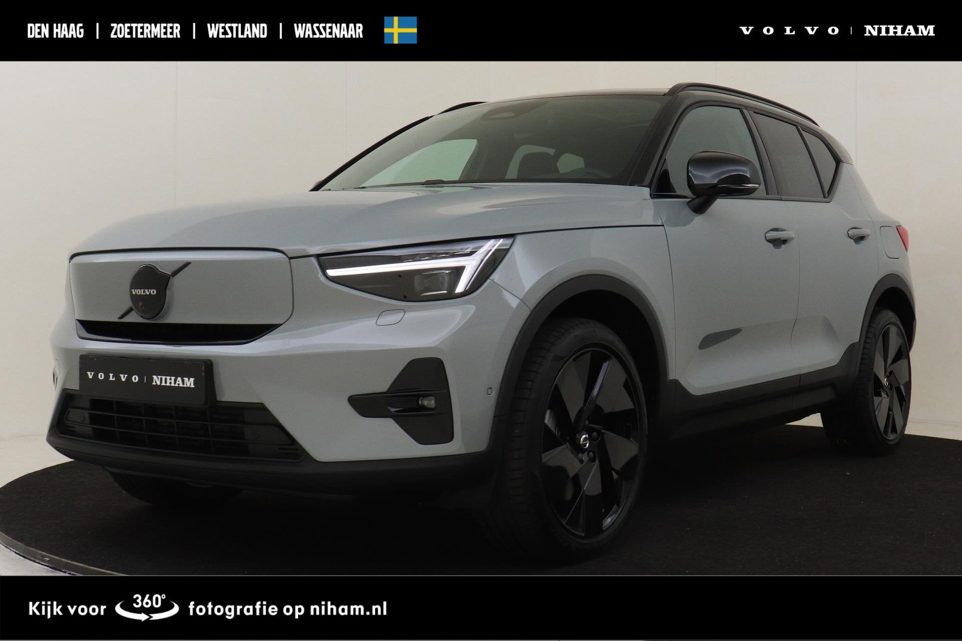 Volvo EX40 TWIN MOTOR ULTRA BLACK EDITION EUROPA 82 kWh -PAN, Auto's, Automaat, 12 maanden, 82 kWh, 408 pk