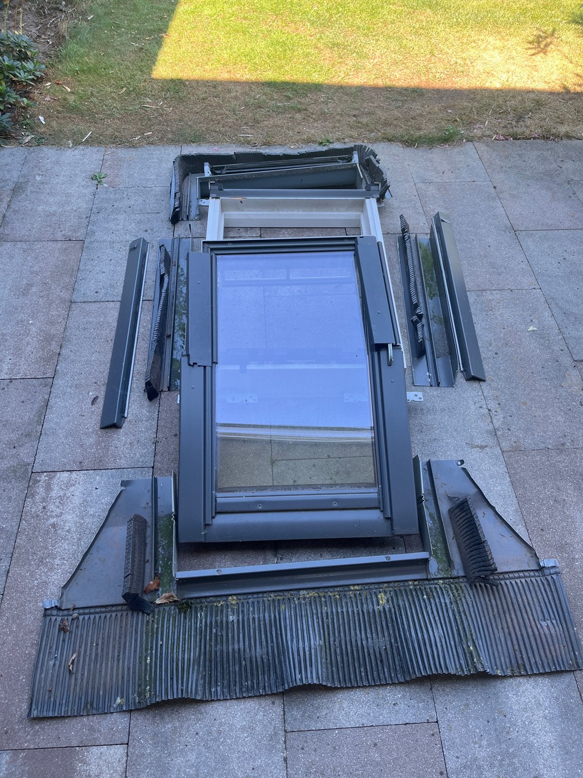 Velux  Dakraam met Dubbelglas GGL CK 02, Ophalen, Gebruikt, Minder dan 80 cm, Minder dan 80 cm