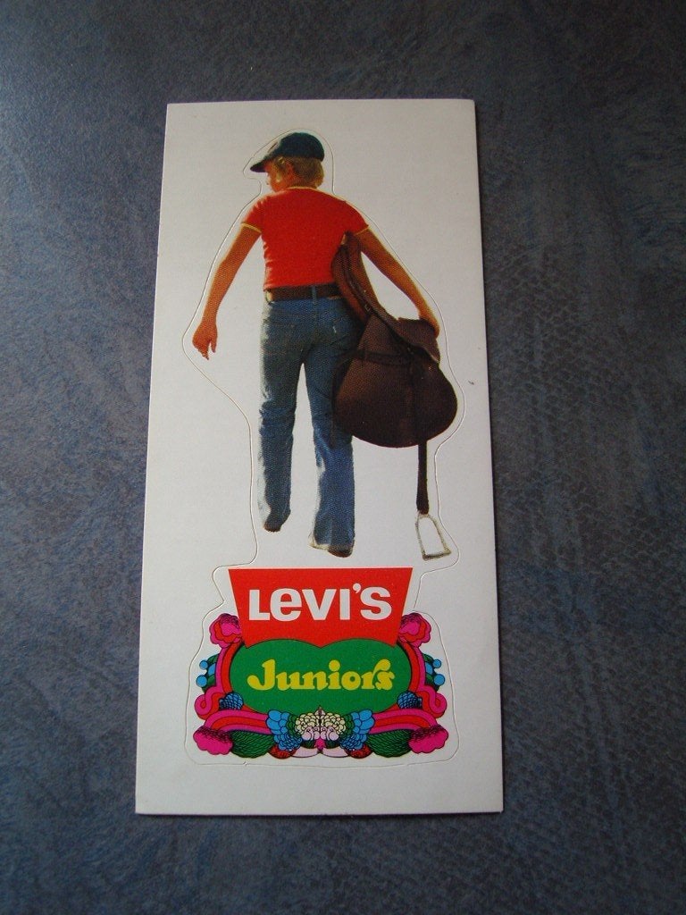 sticker jeans LEVI'S juniors, Verzamelen, Ophalen, Zo goed als nieuw
