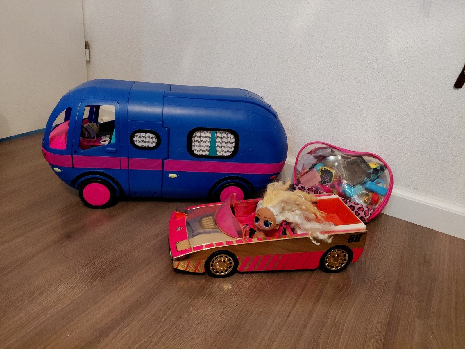 LOL Surprise Glamper Camper en auto incl accessoires, Ophalen, Gebruikt, Meisje
