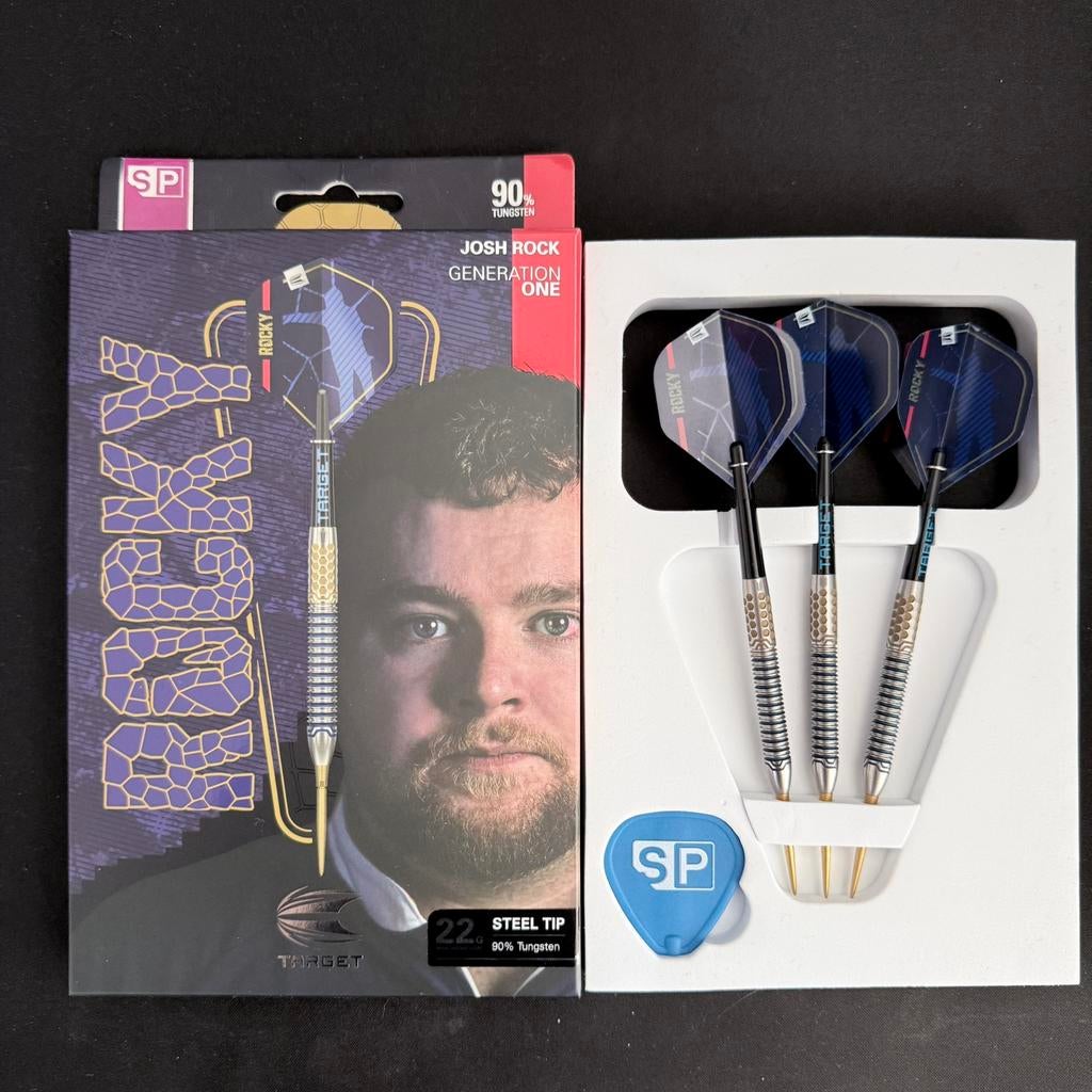 Josh Rock darts, Verzenden, Zo goed als nieuw, Pijlen