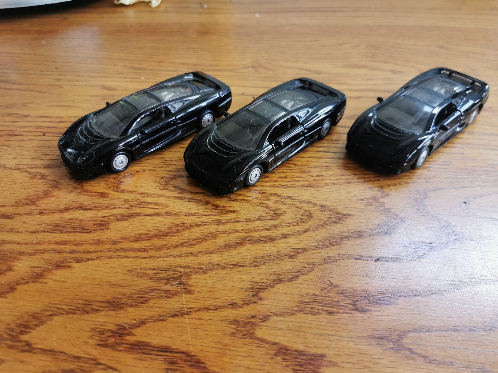 Zwarte Jaguar XJ220 Modelauto's - Set van 3, Overige merken, Gebruikt, Auto, 1:32 tot 1:50