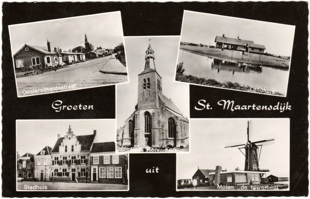 St. Maartensdijk  Groeten uit, Ophalen of Verzenden, Gelopen, Zeeland