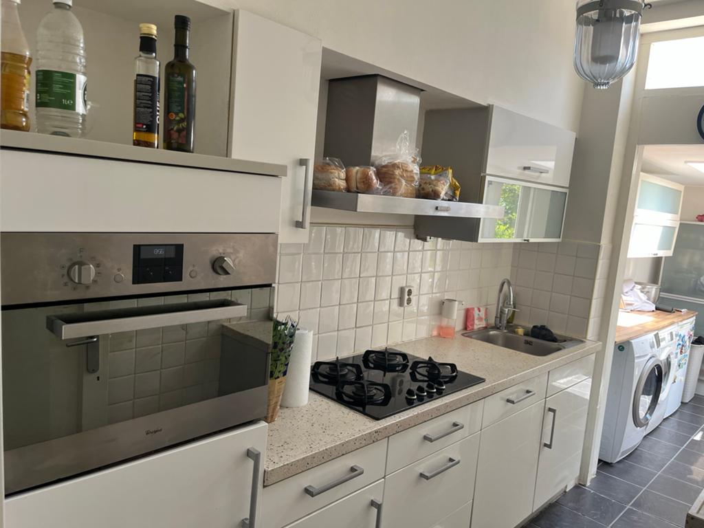 Complete Witte Keuken met Apparatuur, Ophalen, Gebruikt, Wit, Enkelwandige keuken