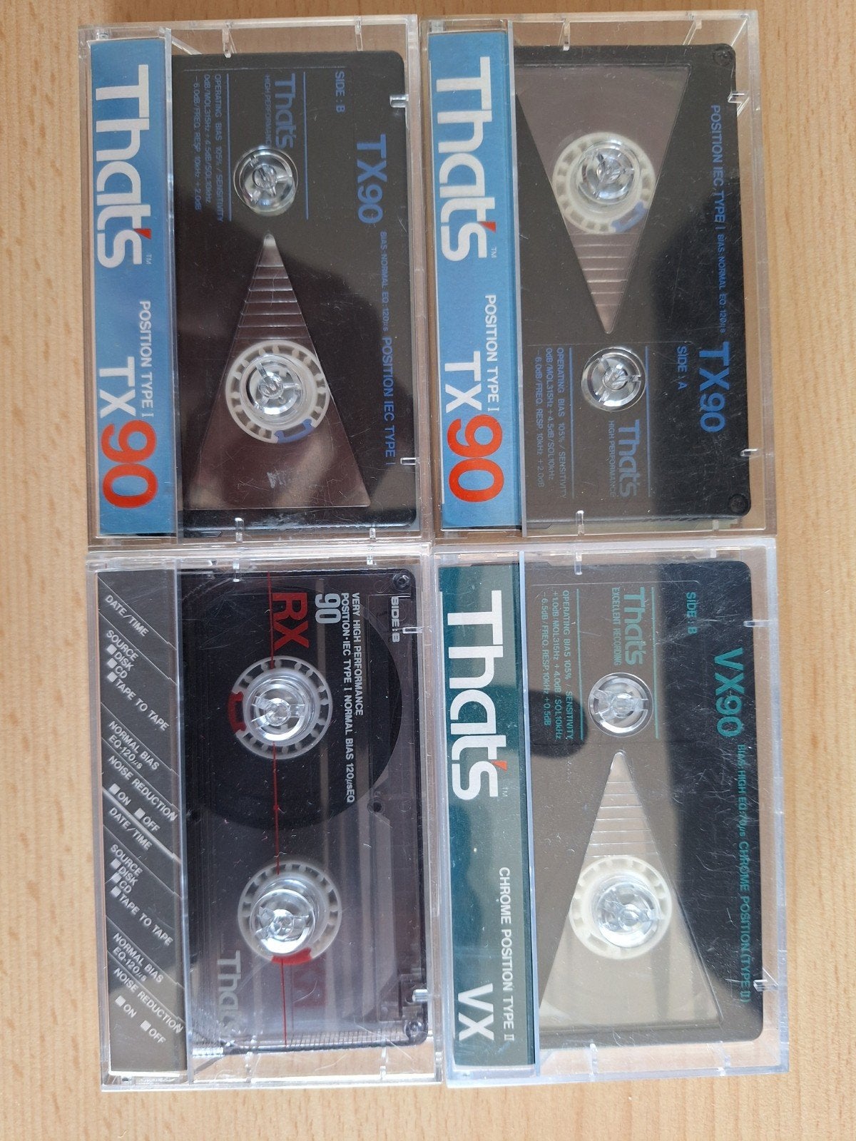 That’s RX TX VX - 4 stuks – gebruikt, Cd's en Dvd's, Ophalen of Verzenden, Gebruikt, Overige genres, 2 t/m 25 bandjes