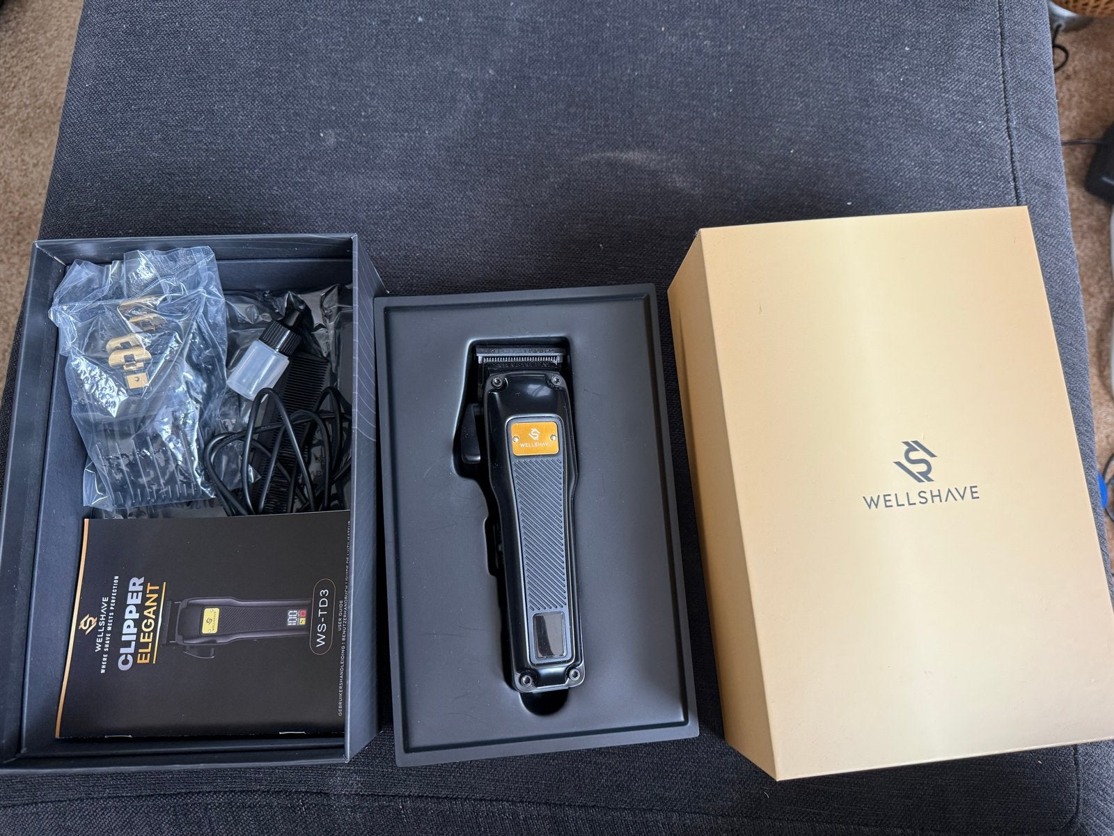 Wellshave Clipper Elegant W5-TD3 Tondeuse  Zo goed als nieuw, Ophalen of Verzenden, Zo goed als nieuw, Scheren en Epileren