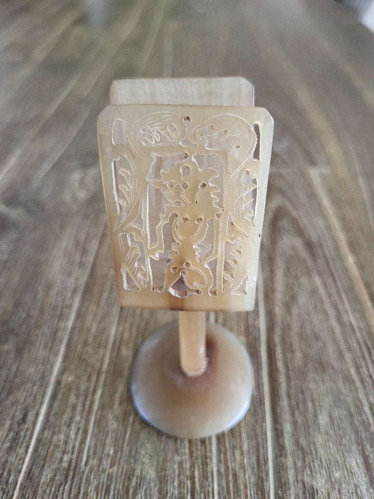 Lucifersdooshouder met Javaanse afbeelding, Ophalen of Verzenden, Sigarenbandjes