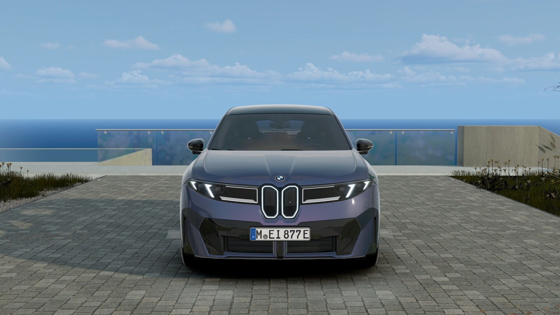 BMW iX3 40 eDrive M Sport / Panoramadak / Trekhaak / M Sport, Automaat, Achterwielaandrijving, Zwart, Leder
