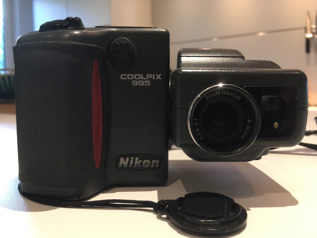 Nikon Coolpix 995 digitale camera, Gebruikt, Ingebouwde flitser, Ophalen of Verzenden, Compactcamera
