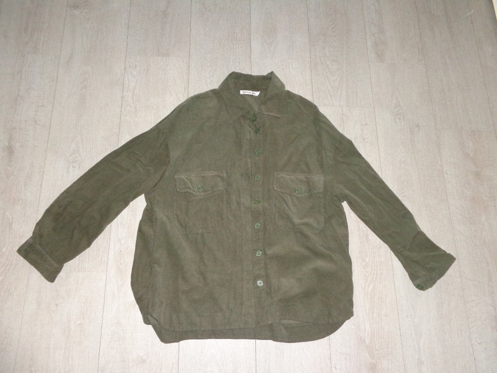 legergroene damesblouse van Typical Jill, maat L/XL, Ophalen of Verzenden, Gedragen, Maat 42/44 (L), Groen