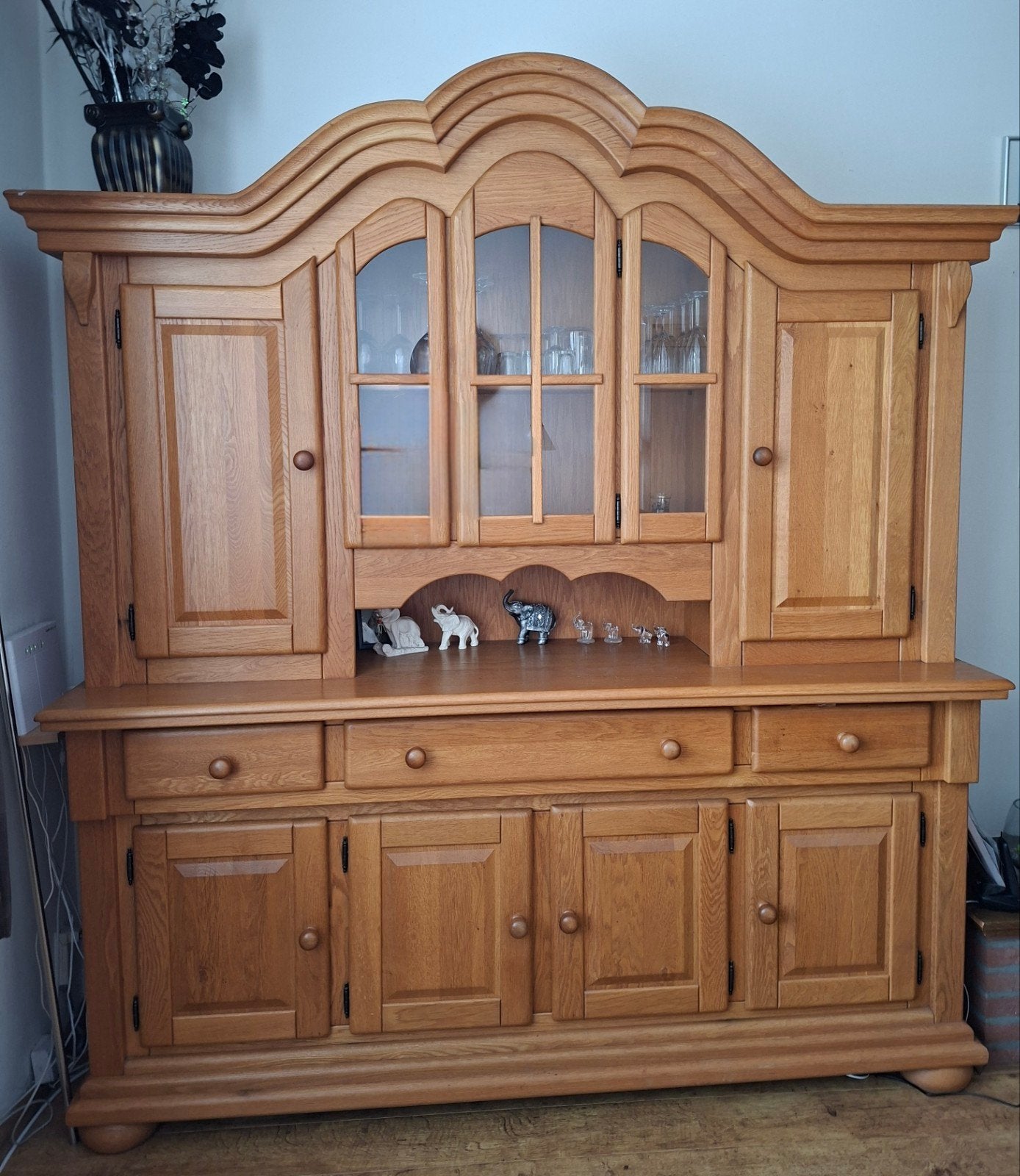 blank eiken kast, Ophalen, Gebruikt, 200 cm of meer, 150 tot 200 cm