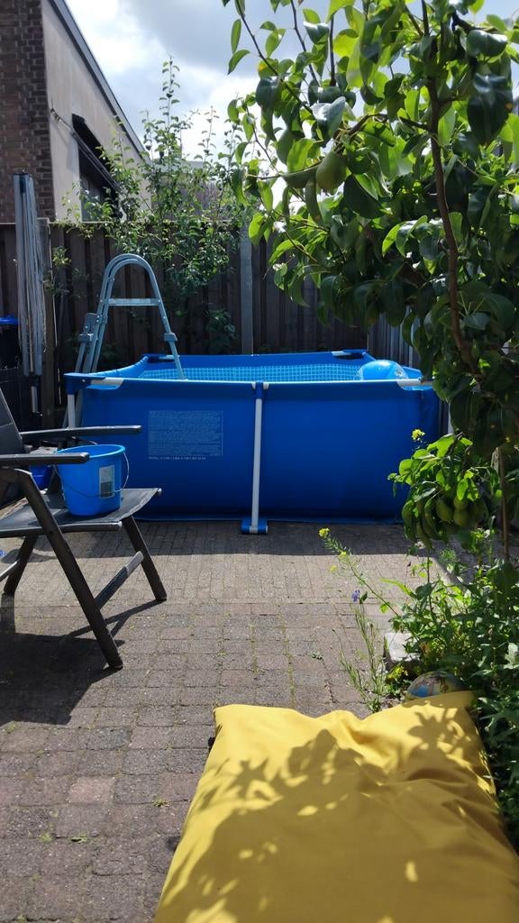 Groot opzetzwembad - Intex, Ophalen, Gebruikt, 200 tot 300 cm, 80 tot 120 cm