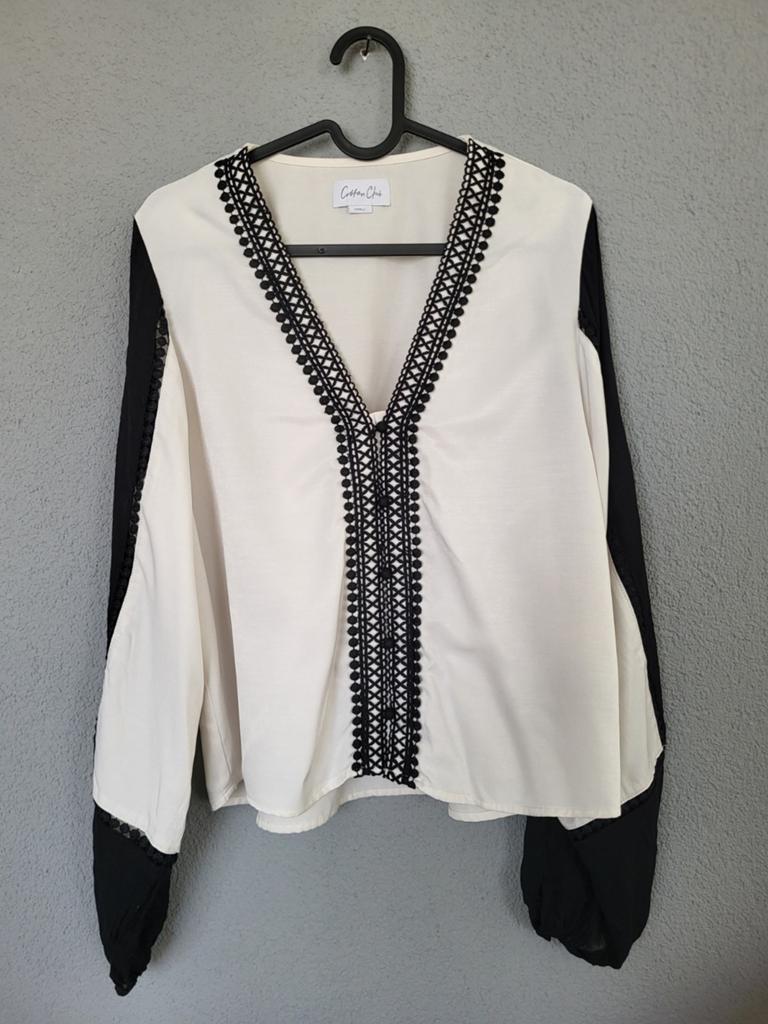 Cotton Club blouse maat S, Kleding | Dames, Blouses en Tunieken, Verzenden, Wit, Nieuw, Maat 36 (S)