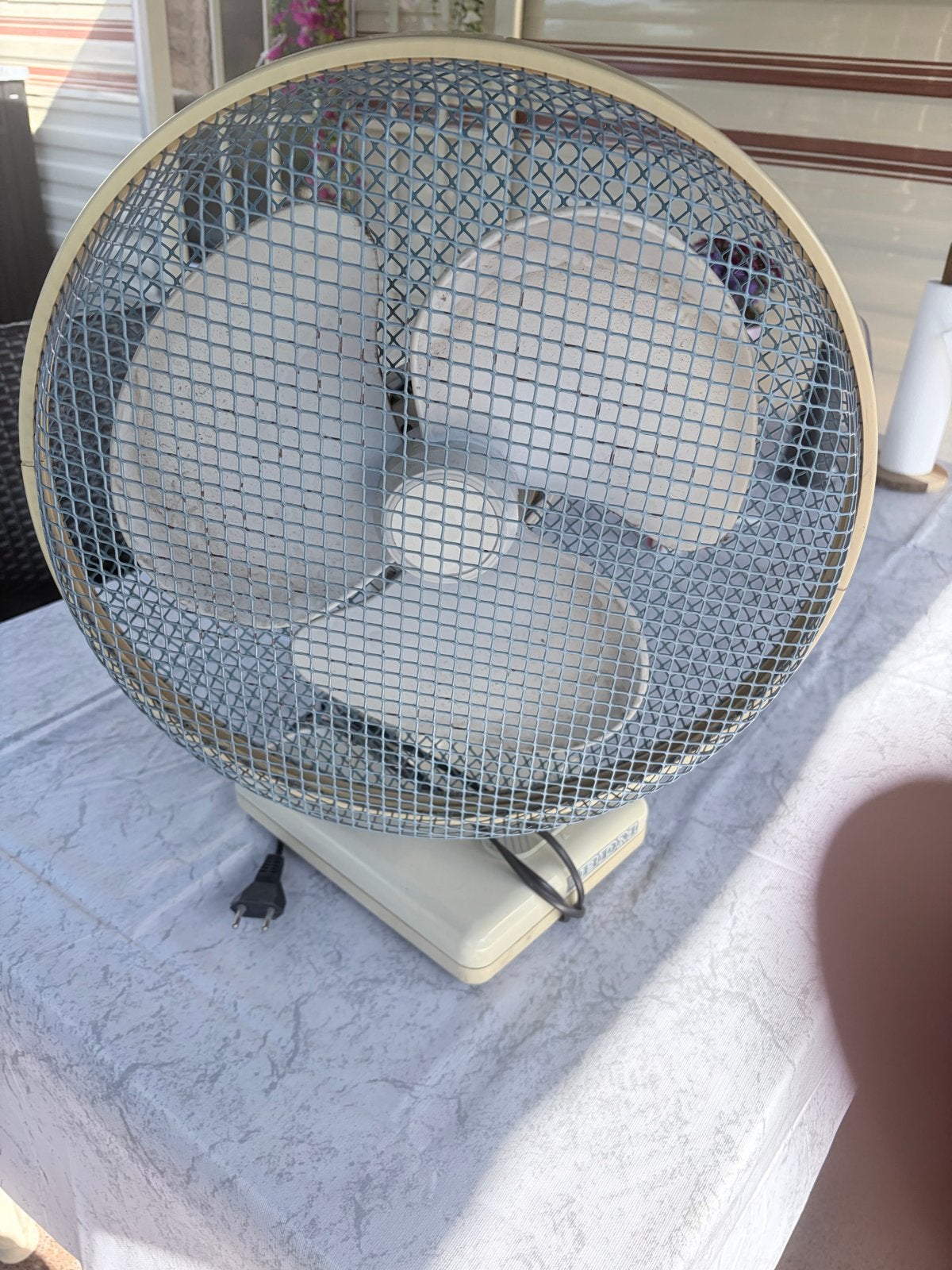 Vintage Tafelventilator - Perfect voor warme dagen, Ophalen, Gebruikt, Tafelventilator