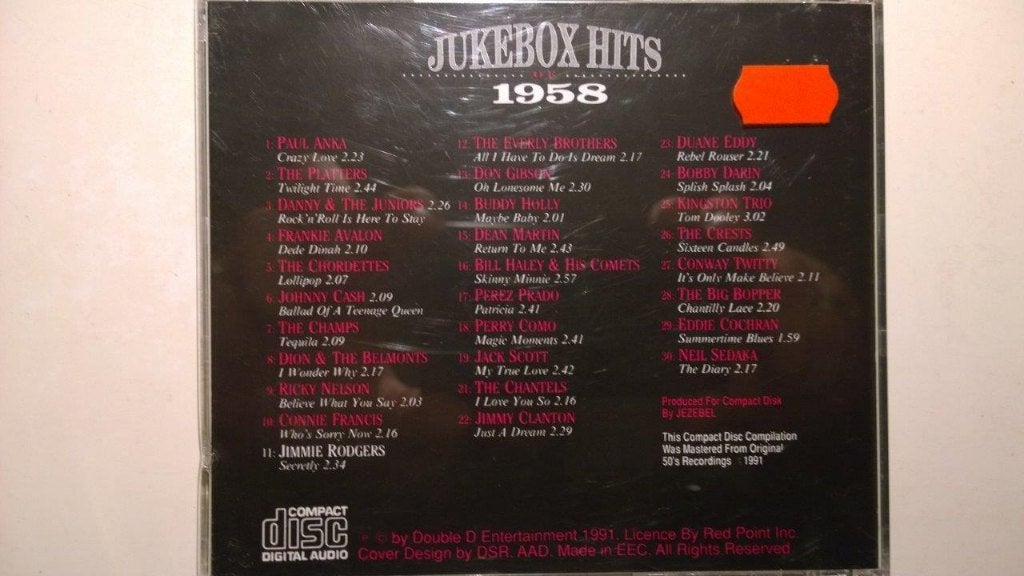 Jukebox Hits Of 1958 Volume 1, Ophalen of Verzenden, Zo goed als nieuw, Pop, Album