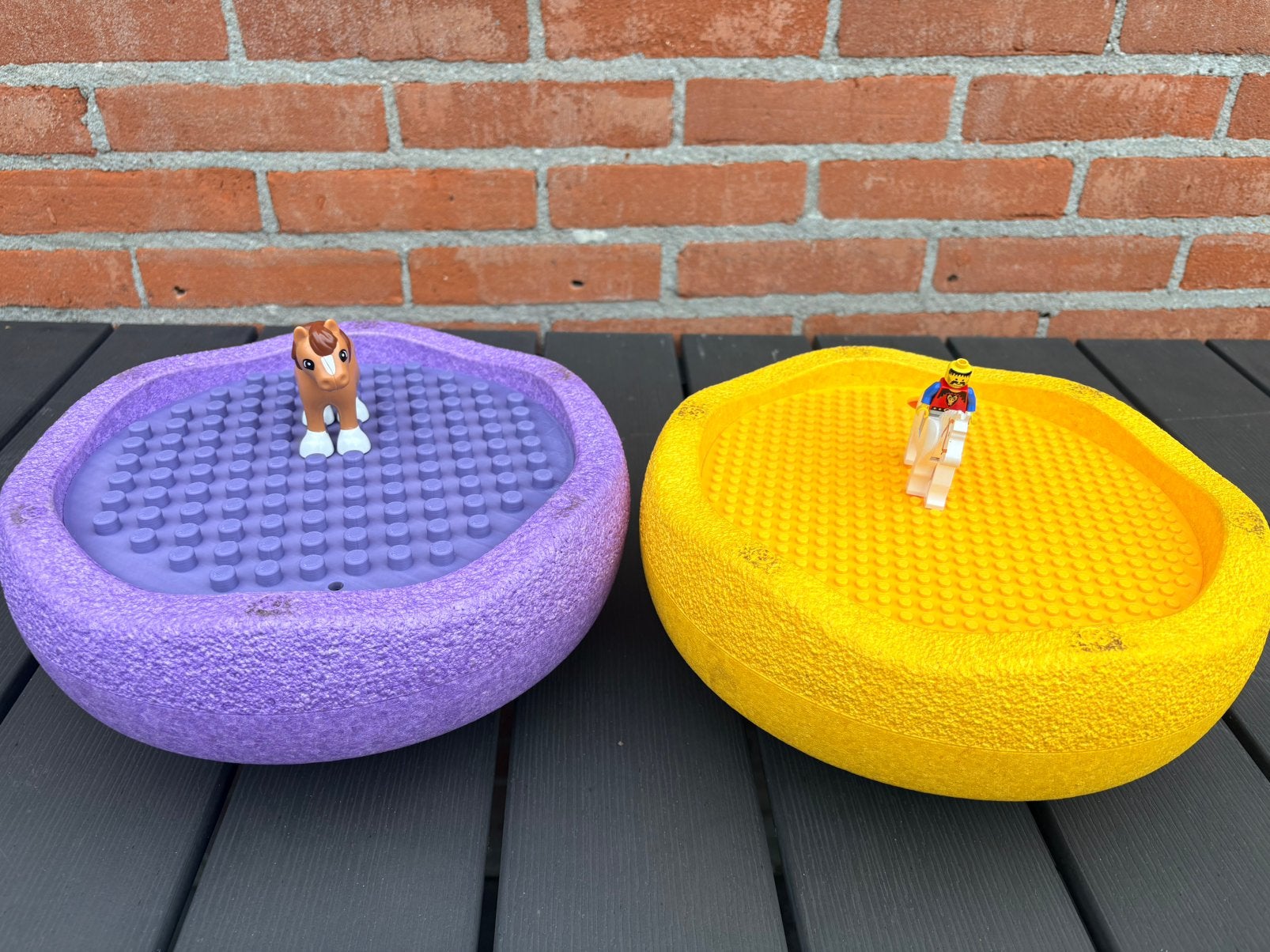 Stapelstein inlegstukken duplo en lego, insert, knikkerbaan, Ophalen of Verzenden, Nieuw