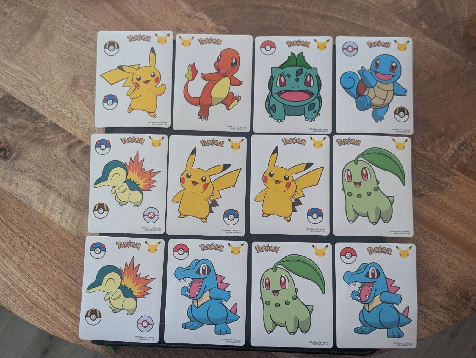 11x pokemon stickers  celebrations McDonalds 2021, Ophalen, Nieuw, Overige typen