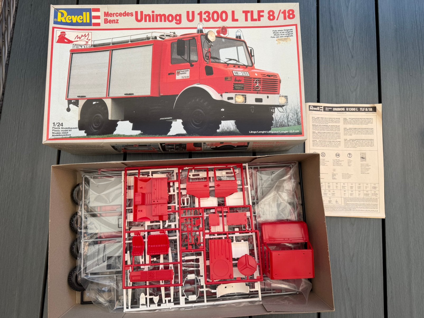 Mercedes Unimog Revell bouwdoos 1:24, Auto, I, Revell, Groter dan 1:32