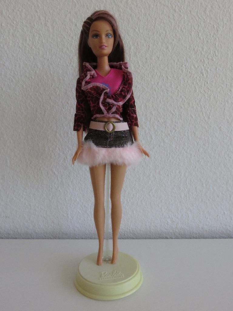 Barbie pop Fashion Fever Animal Print Drew 2005, Ophalen of Verzenden, Zo goed als nieuw, Pop