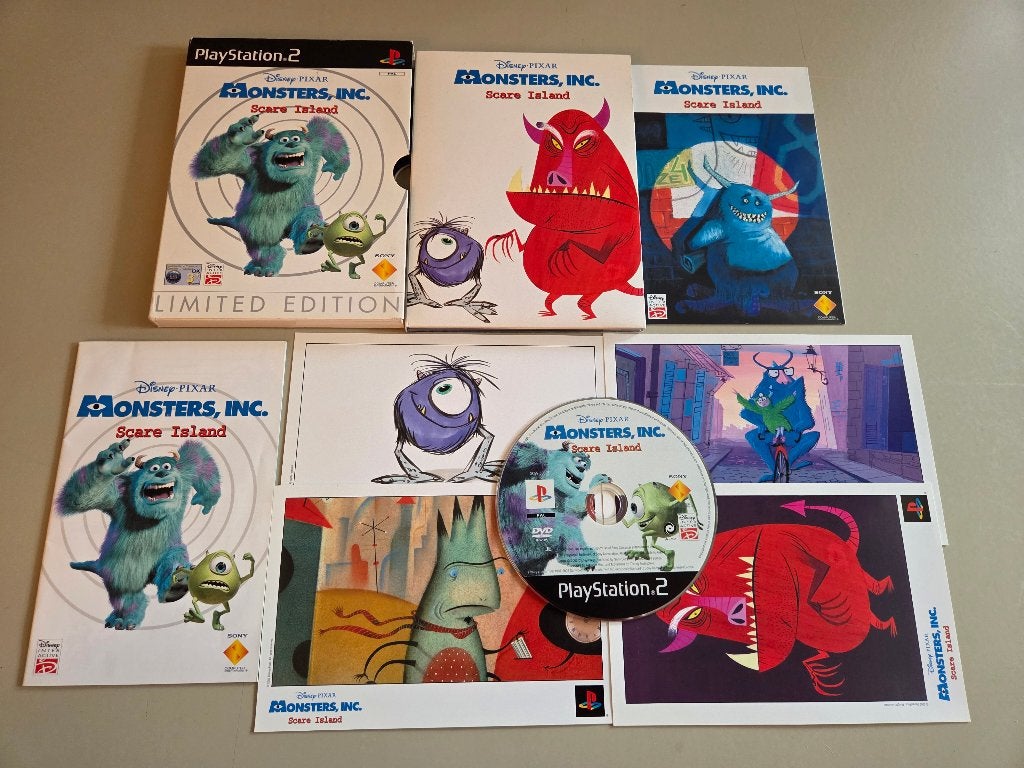 Monsters Inc Scare Island Limited Edition (compleet), 1 speler, Racen en Vliegen, Ophalen of Verzenden, Zo goed als nieuw