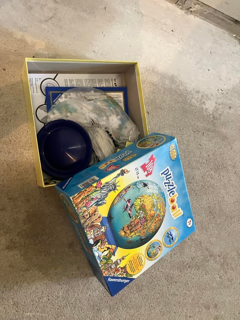 Ravensburger Puzzleball Globe 108 stukjes, Ophalen of Verzenden, Meer dan 50 stukjes, Gebruikt, 6 jaar of ouder