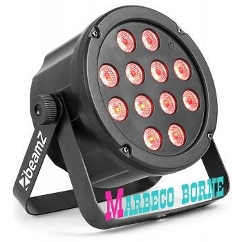 LED Slim Par, PAR35 licht effect, compacte Led lamp, Muziek en Instrumenten, Licht en Laser, Geluidgestuurd, Nieuw, Info@marbeco.nl