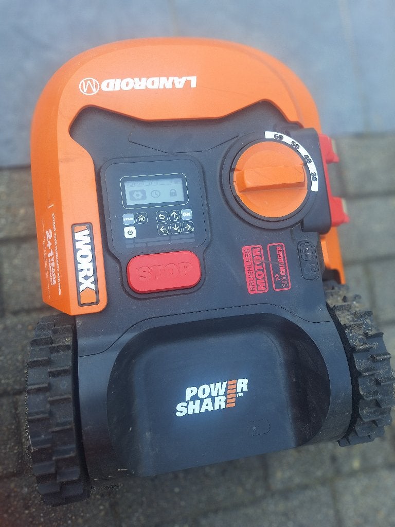 Robotmaaier Landroid Worx, Ophalen, Bestuurbaar via app, Worx, Zo goed als nieuw